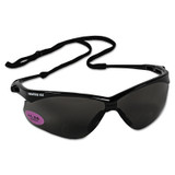 V60 Nemesis Rx Readers Prescription Safety Glasses, Smoke, Polycarbonate Scratch-Resistant Lens, Black Frame/Temples, +1.5