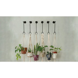 National Hardware 8 In. Black Steel Modern Large S-Hook Plant Hanger
