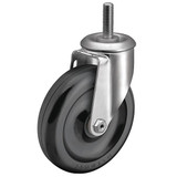 Colson Stem Caster,4"dia,Polypropylene,250lb 2.04254.55