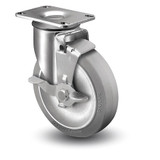 Colson Plate Caster,Swivel,3" Wheel Dia.  2.03356.42 BRK1
