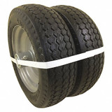 Marastar Flat-Free PUR Foam Wheel,10",PK2 30210