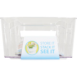 Dial Industries Clear-ly Organized Kitchen Bin w/Dividers