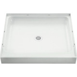 Sterling Ensemble 36 In. W x 34 In. D Center Drain Shower Pan in White