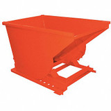 Sim Supply Self Dumping Hopper,Orange,6,000 lb  10077 ORANGE