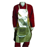 Aluminized Fabric Aprons, 24 in X 42 in, Aluminized Rayon