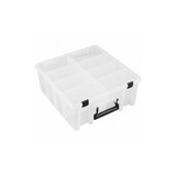 Flambeau Adj Comprt Bx,Mechanical,Clr,6 7/32 in T9200