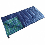 Kamp-Rite Tent Cot Sleeping Bag,Blue,Polyester,5 lb.,25F  SB271