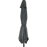 Outdoor Expressions 7.5 Ft. Aluminum Tilt-Crank Gray Patio Umbrella TJAU-004A-230-GRY 836406