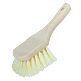 Do it 9 In. x 3 In. White Polypropylene Bristle Plastic Scrub Brush 89635