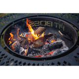 Pit Boss 2-In-1 24 In. Black Round Fire Pit & Grill 10730 870319
