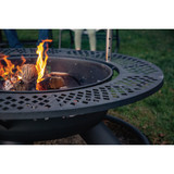 Pit Boss 2-In-1 24 In. Black Round Fire Pit & Grill 10730 870319