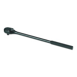 Classic Long Handle Pear Head Ratchet, 1/2 in Dr, 15 in L, Black Oxide