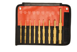 9 Pc. Brass  Roll Pin Punch Set 61367