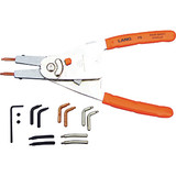Retaining Ring Pliers  with ­Automatic Ratchet  Lock and Tip Kit 75