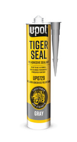 Tiger Seal Adhesive and Sealant,Cartridge, Gray, 10oz UP0729