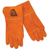 MIG Welding 4" Gloves, Side split cowhide, Lg 0214L