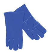 Economy Welding Gloves, Blue, Lg 02509