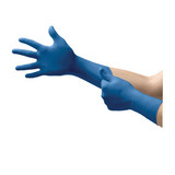 Mega Pro® Powder-Free Latex Examination Gloves, Blue, Medium L852