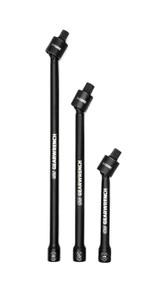 3 Pc. 3/8" Drive Pinless Impact Universal-Joint Extension Set 84453