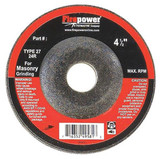 Depressed Center Grinding Wheels, Type 27, 4 1/2” x 1/8” x 5/8”-11NC 1423-3201