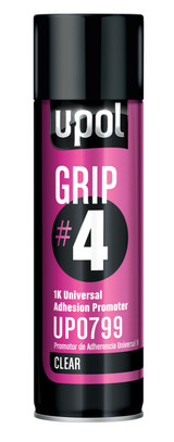 U-POL Premium Aerosols: Grip #4 Universal Adhesion Promoter, Clear, 15oz UP0799