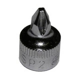 Stubby Philips Driver P2 Tip 1/4" Square Dr SP2