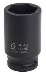 3/4" Drive, Deep Impact Socket, 36mm 436MD