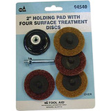 2" Holding Pad with Four Surface Treatment Discs 94540
