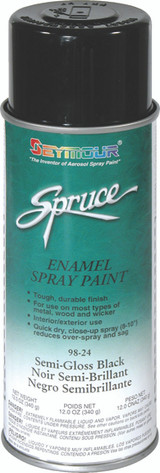 Spruce® Satin Black General Use Enamel 98-24