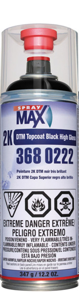 *Can* 2K Topcoat Black 3680222