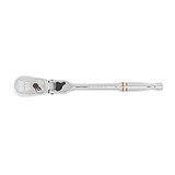 3 Pc 1/4IN, 3/8IN, 1/2IN Drive 90 Tooth Full Polish Locking Flex Head Ratchet Set 81276T