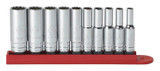 10 Pc. 12 Pt Deep Socket Set SAE 80309D