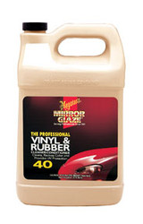 Mirror Glaze® Vinyl & Rubber Cleaner & Conditioner, Gallon M4001