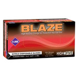 BLAZE Orng Nitrile Glv SZ L N483