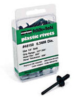 Klik-Lock Plastic Rivet 6.3mm GR.158-.236 48149