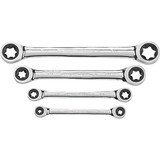 4 Pc. Double Box Ratcheting E-Torx® Wrench Set 9224D