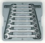 8 Pc. Combination Ratcheting Wrench Set SAE 9308D