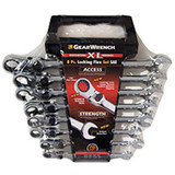 8 pc. SAE XL Locking Flex Combination Ratcheting Wrench Set 85798