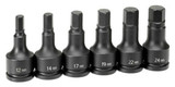 3/4" Dr Hex Driver Metric Set, 6pc 8196MH