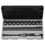 29-Piece 1/2 in. Drive 12-Point Metric Duo Impact Socket Set 82229M