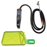 ESCO “Compact” Digital Tire Inflator, 6 Ft. Hose w/ Free GeckoGrip - Flexible Tray - Medium 10962LGT