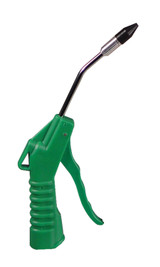 Green Deluxe 4" Air Blow Gun with 1/2" Removable Rubber Tip 1717