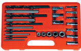 25 Pc. Screw Extractor,  Drill & Guide Set 9447