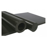 Manufacturer Varies PlasticRod,UHMWPE,1 3/8"Dia,5ftL,Black 69619104