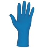 Disposable Latex Gloves, Textured Grip, Powder Free, 11 mil, X-Large, Blue