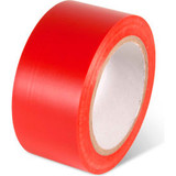 Global Industrial Safety Tape 2""W x 108'L 5 Mil Red 1 Roll