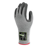 Natural Rubber Latex, Cut Resistant Gloves, Size XL, A3 ANSI/ISEA Cut Level, Gray