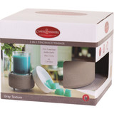 Candle Warmers 2-in-1 Classic Warmer - Gray Texture CWDGTX 648274