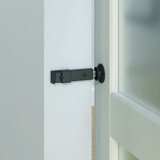 National Hardware Matte Black Barn Door Lock