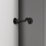 National Hardware Matte Black Barn Door Privacy Hook